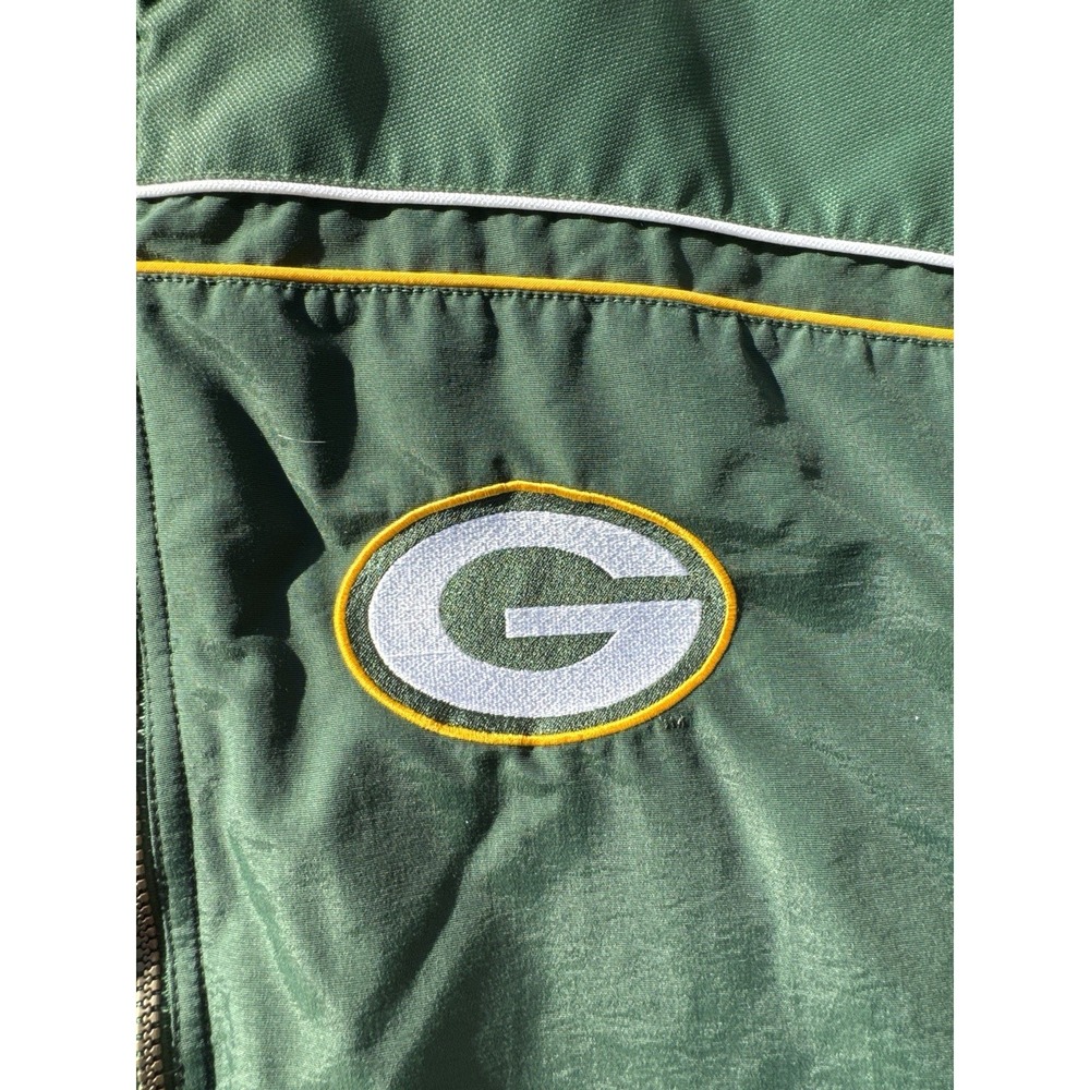Vintage 90s Nike NFL Green Bay Packers Jacket XXL Team Pro Line Swoosh - Picture 6 of 16